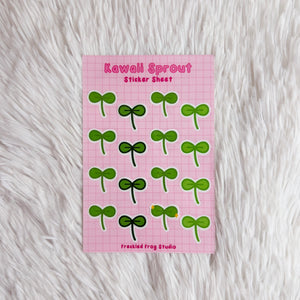 Kawaii Sprout Sticker Sheet