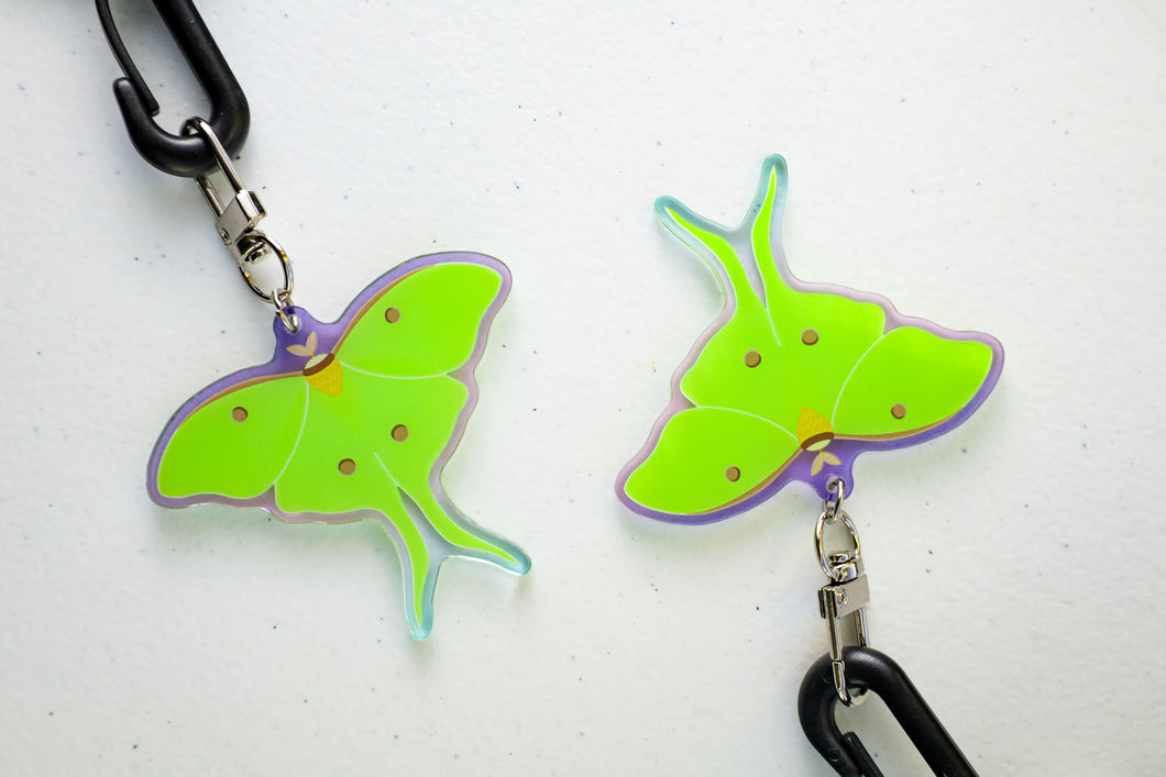 Luna Moth Acrylic Keychain