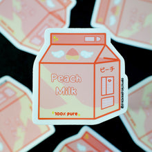 Load image into Gallery viewer, Peach Milk Vinyl Sticker
