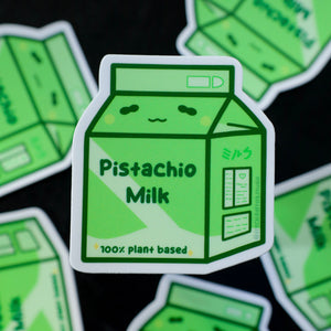 Pistachio Milk Vinyl Sticker